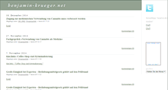 Desktop Screenshot of benjamin-krueger.net
